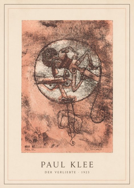 Paul Klee Der Verliebte II No4 - Poszter