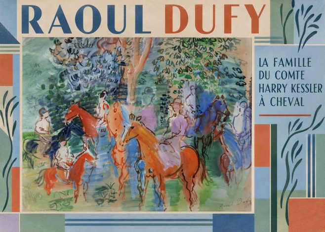 Raoul Dufy La Famille Du Comte Harry Kessler À Cheval No2 - Poszter