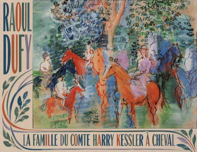 Raoul Dufy La Famille Du Comte Harry Kessler À Cheval No5 - Poszter