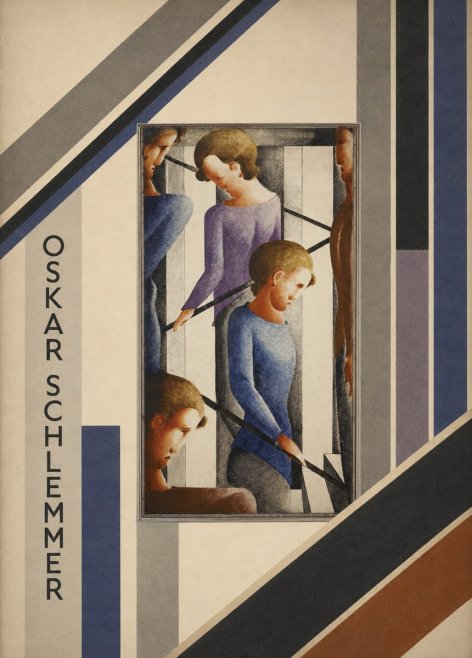 Oskar Schlemmer Staircase Figures II No5 - Poszter