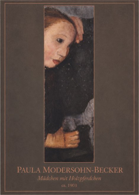 Paula Modersohn-Becker Mädchen Mit Holzpferdchen No1 - Poszter