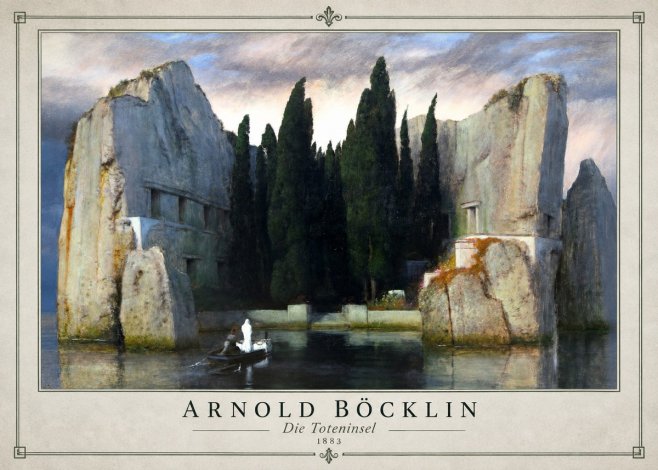 Arnold Böcklin Die Toteninsel VII No1 - Poszter