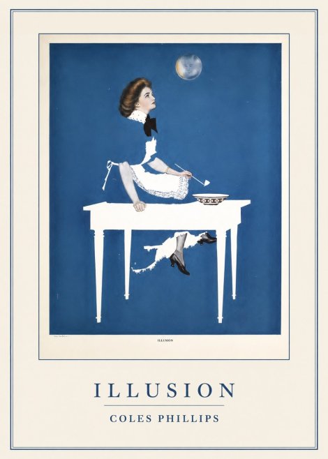Coles Phillips Illusion No4 - Poszter