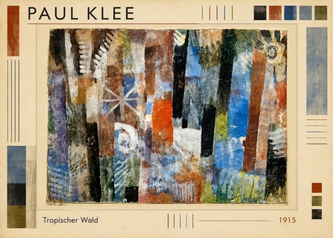Paul Klee Tropischer Wald No1 - Poszter