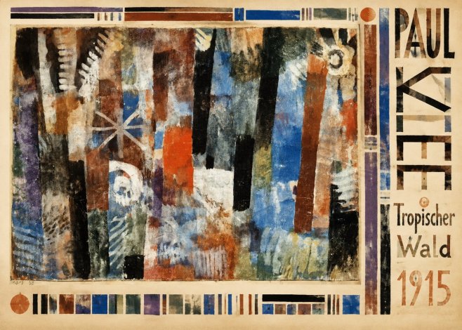 Paul Klee Tropischer Wald No5 - Poszter