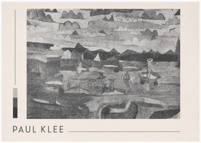 Paul Klee Coastal Landscape No3 - Poszter
