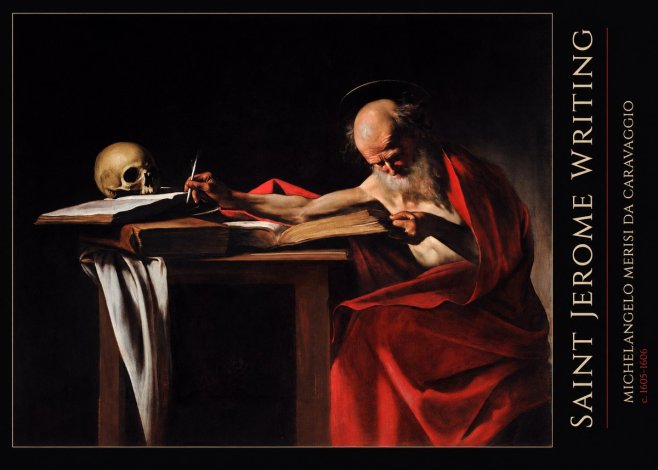 Michelangelo Merisi da Caravaggio Saint Jerome Writing IV No5 - Poszter