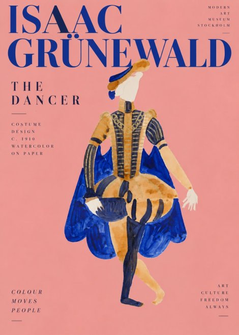 Isaac Grünewald Costume Design XV No4 - Poszter