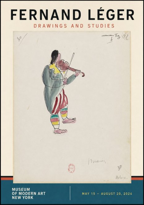 Fernand Léger Musicien No2 - Poszter