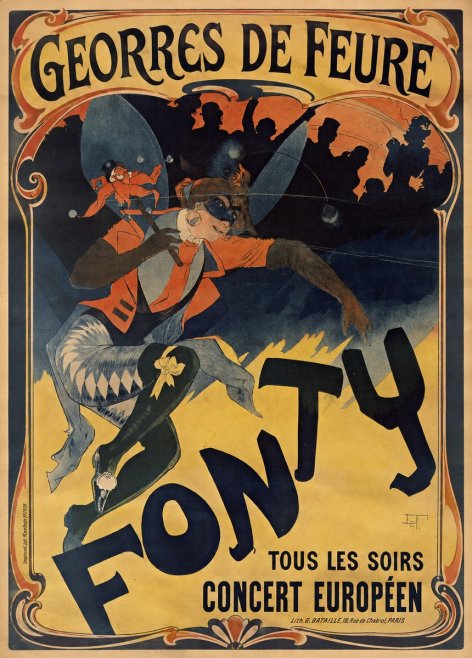 Georges de Feure Fonty II No1 - Poszter