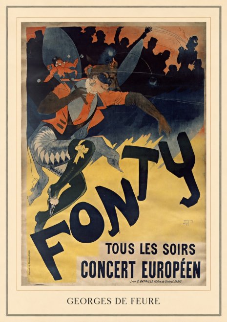 Georges de Feure Fonty II No3 - Poszter