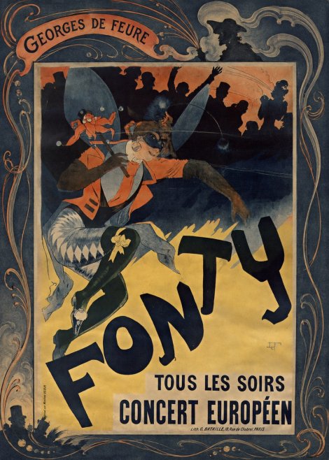 Georges de Feure Fonty II No4 - Poszter