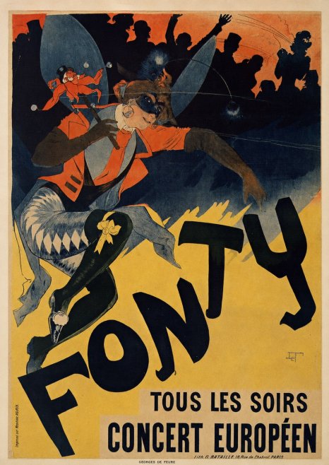 Georges de Feure Fonty II No6 - Poszter
