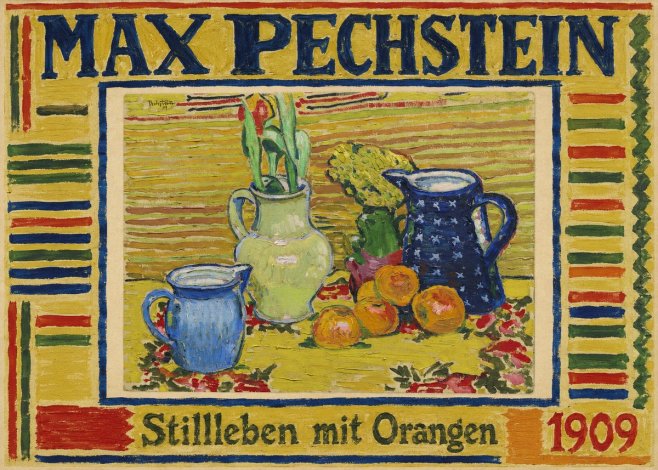 Max Pechstein Stillleben Mit Orangen No1 - Poszter