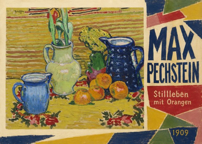 Max Pechstein Stillleben Mit Orangen No3 - Poszter