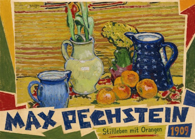 Max Pechstein Stillleben Mit Orangen No5 - Poszter