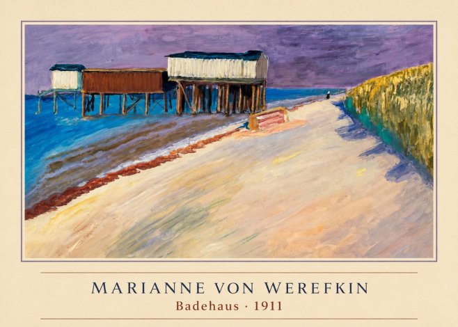 Marianne von Werefkin Badehaus No4 - Poszter