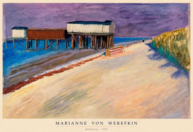 Marianne von Werefkin Badehaus No6 - Poszter