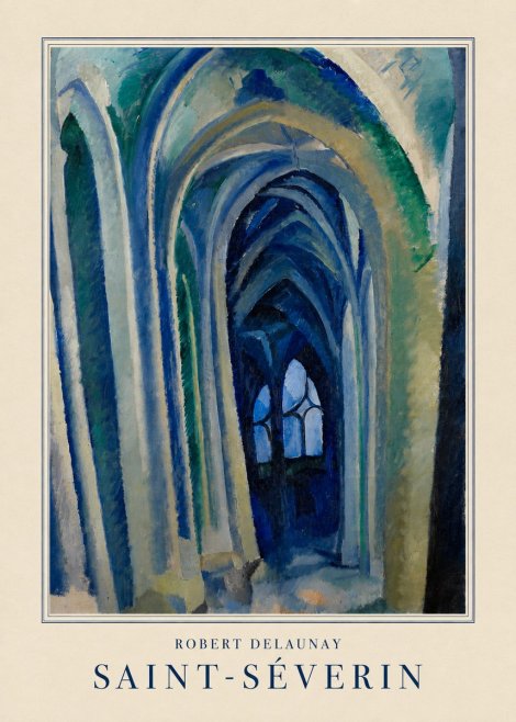Robert Delaunay Saint-séverin No3 - Poszter