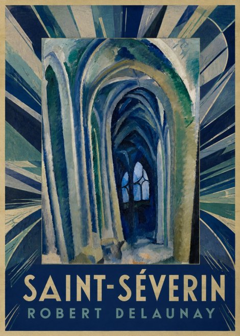 Robert Delaunay Saint-séverin No6 - Poszter