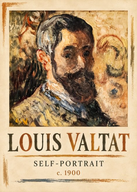 Louis Valtat Self-portrait No2 - Poszter