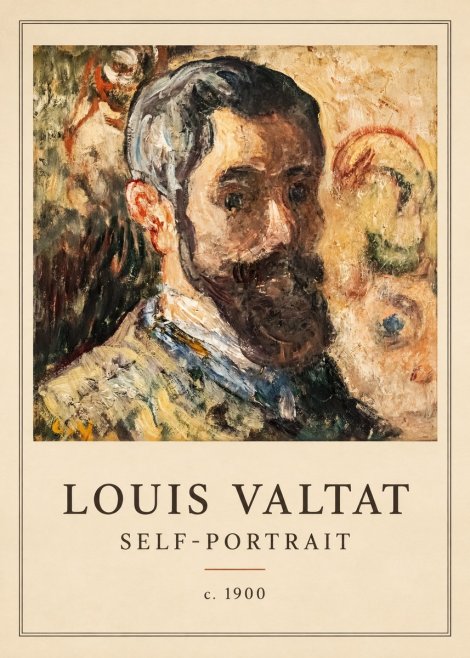 Louis Valtat Self-portrait No4 - Poszter