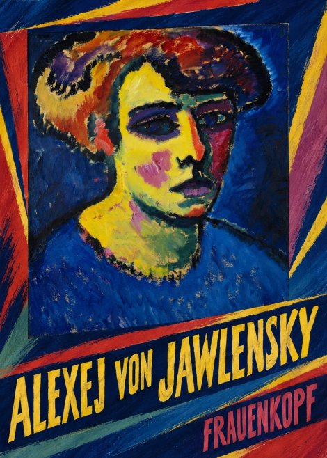 Alexej von Jawlensky Frauenkopf No4 - Poszter