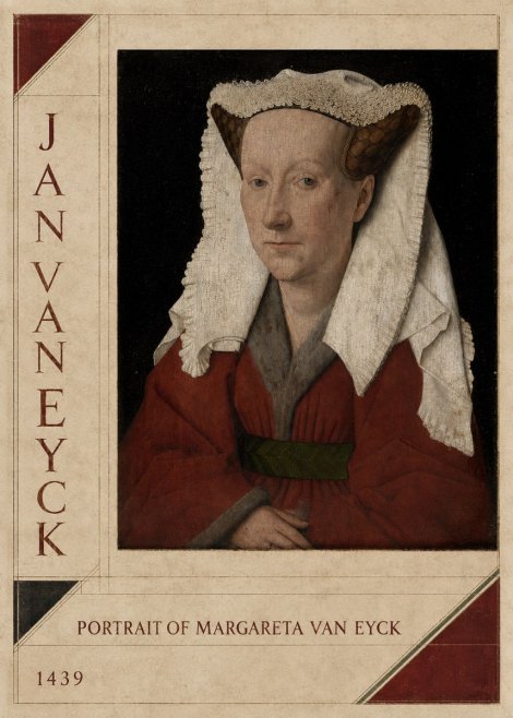 Jan van Eyck Portrait of Margareta Van Eyck No2 - Poszter