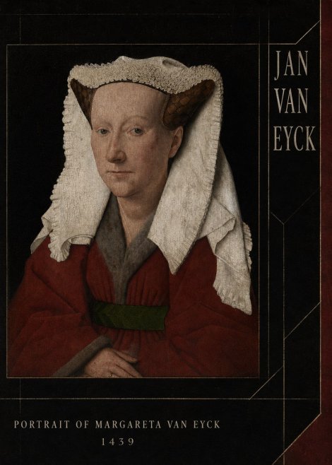 Jan van Eyck Portrait of Margareta Van Eyck No3 - Poszter