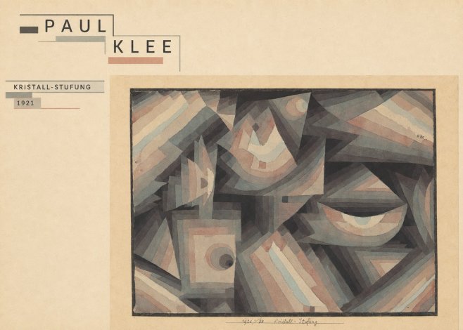Paul Klee Kristall-stufung II No3 - Poszter