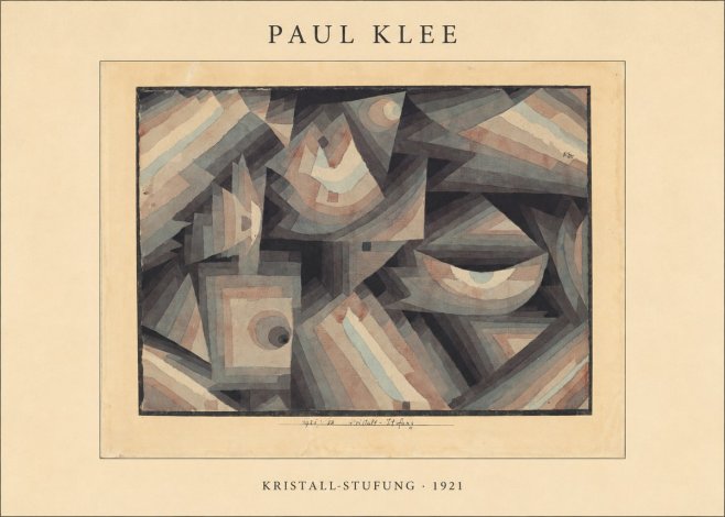 Paul Klee Kristall-stufung II No4 - Poszter