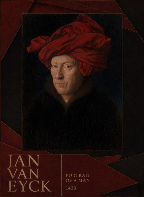 Jan van Eyck Portrait of a Man IV No6 - Poszter