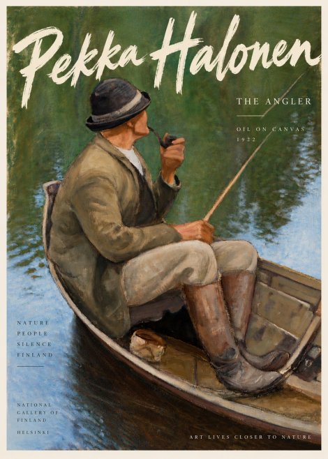 Pekka Halonen The Angler No3 - Poszter
