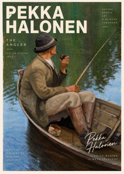 Pekka Halonen The Angler No6 - Poszter