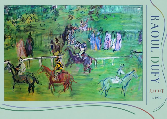 Raoul Dufy Ascot No3 - Poszter