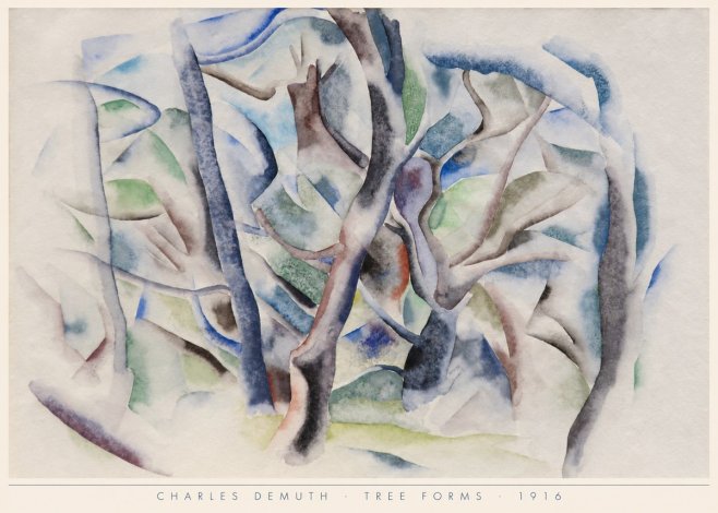 Charles Demuth Tree Forms No6 - Poszter