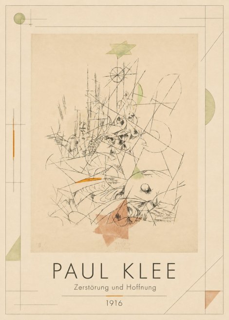 Paul Klee Zerstörung Und Hoffnung II No1 - Poszter