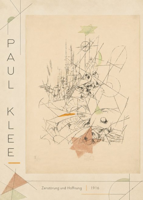 Paul Klee Zerstörung Und Hoffnung II No2 - Poszter