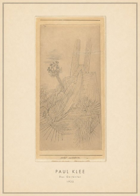 Paul Klee Das Gartentor I No3 - Poszter