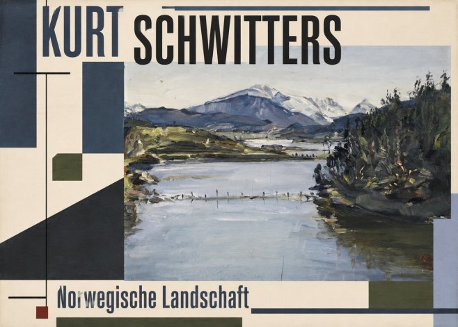 Kurt Schwitters Norwegische Landschaft No2 - Poszter