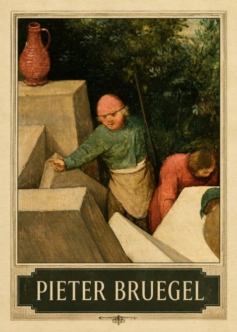 Pieter Bruegel The Tower of Babel XIX No3 - Poszter
