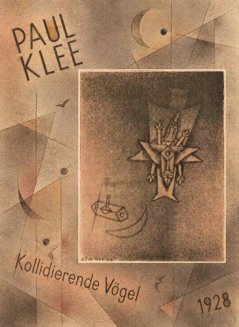 Paul Klee Kollidierende Vögel No6 - Poszter