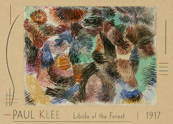 Paul Klee Libido of the Forest No2 - Poszter