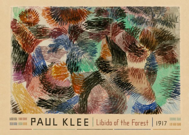 Paul Klee Libido of the Forest No3 - Poszter