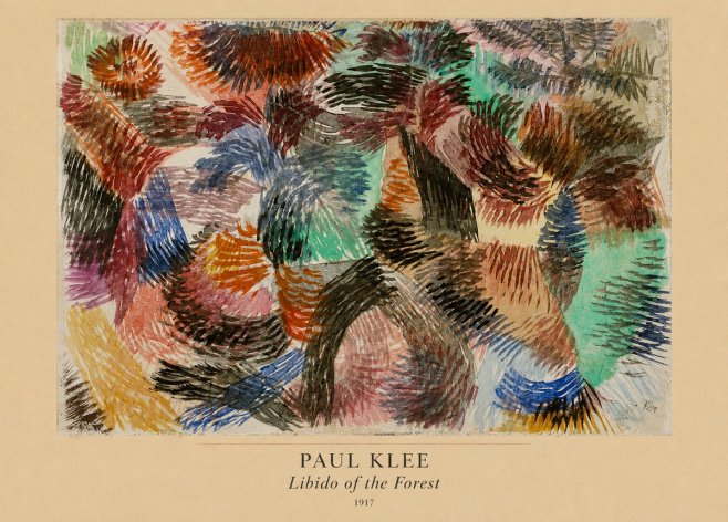 Paul Klee Libido of the Forest No4 - Poszter