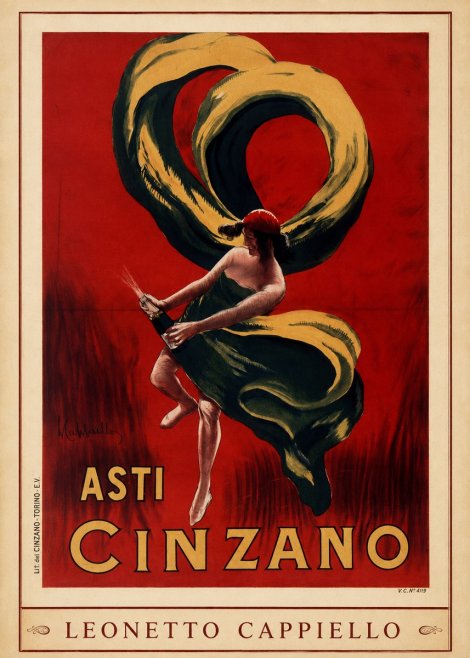 Leonetto Cappiello Asti Cinzano II No1 - Poszter