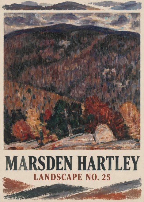 Marsden Hartley Landscape No. 25 No1 - Poszter