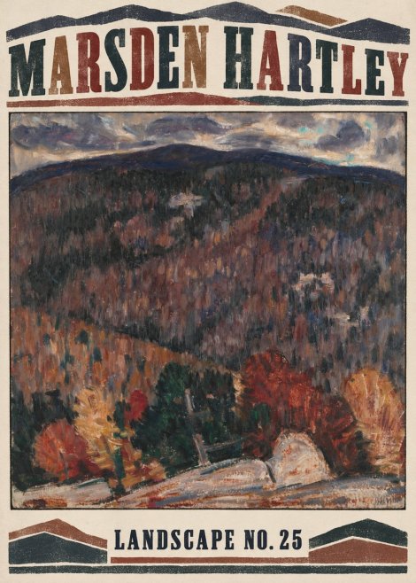 Marsden Hartley Landscape No. 25 No5 - Poszter