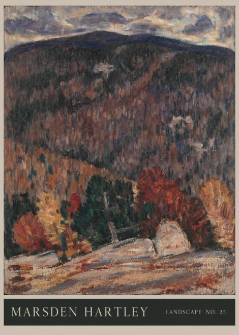 Marsden Hartley Landscape No. 25 No6 - Poszter