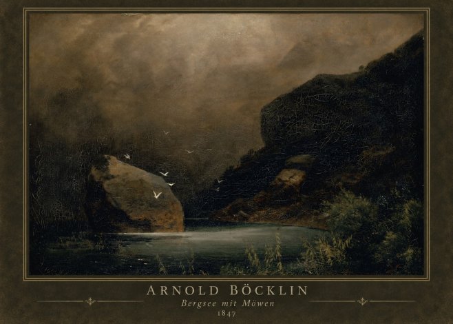 Arnold Böcklin Bergsee Mit Möwen No1 - Poszter